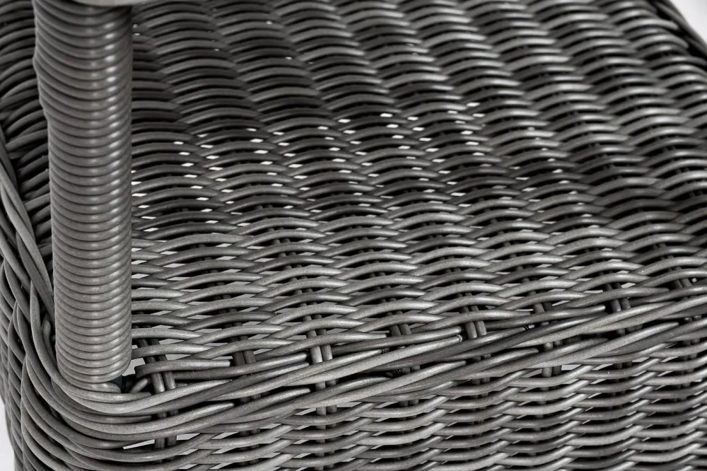 "Рим" комплект шезлонг со столиком, цвет графит