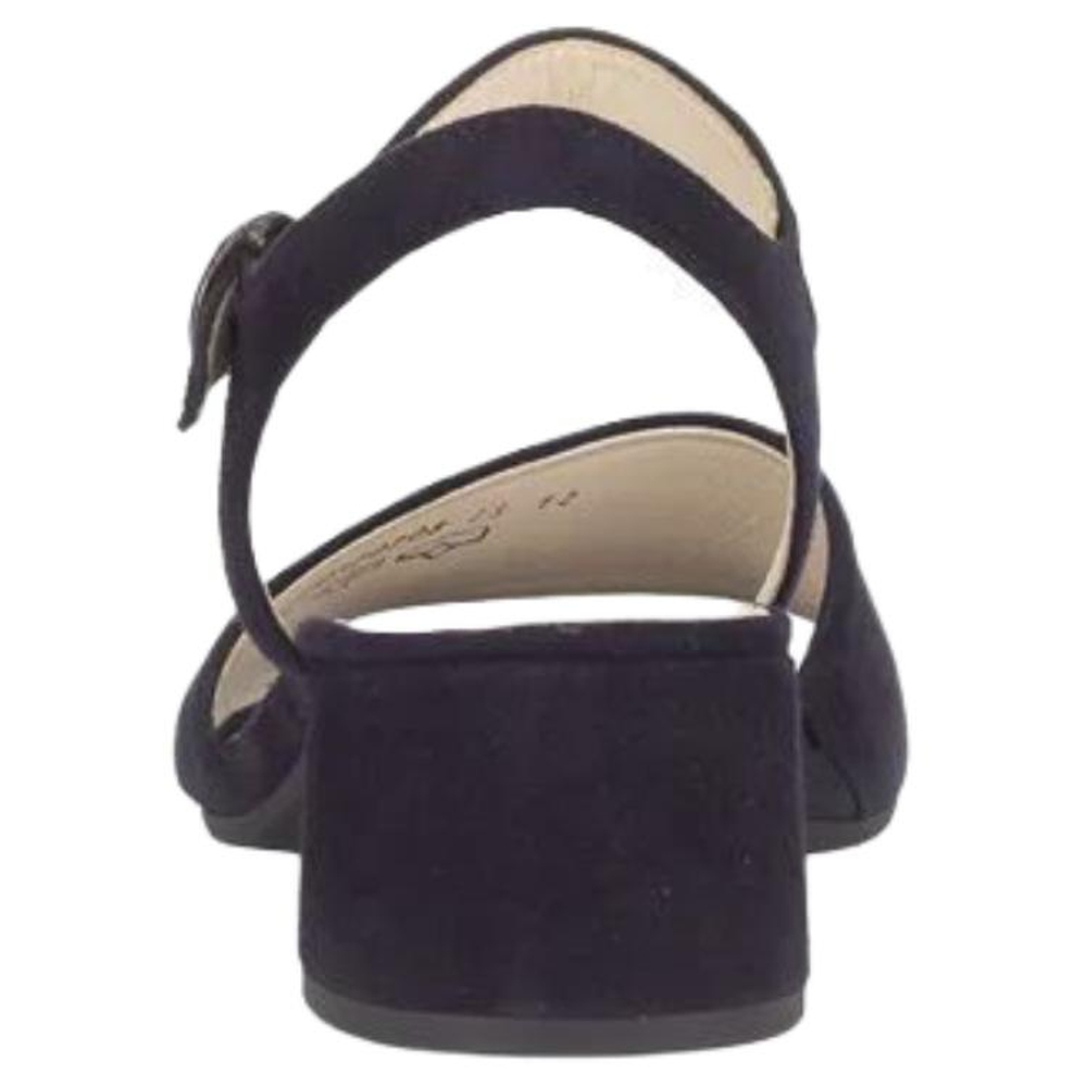 Gabor Suede One Strap Sandals 4cm Women"s Blue