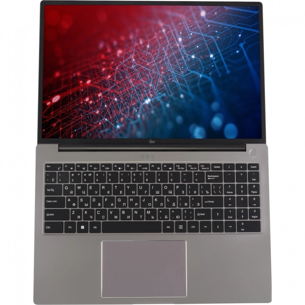 Ноутбук IRU Strato 16ALMR Core i7 12650H 16Gb SSD512Gb Intel UHD Graphics 16" IPS FHD (1920x1200) Windows 11 Pro grey WiFi BT Cam 5400mAh (2142319)