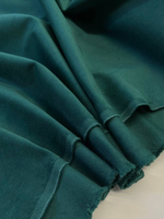 Микровельвет хлопок с эластаном темно-изумрудгый