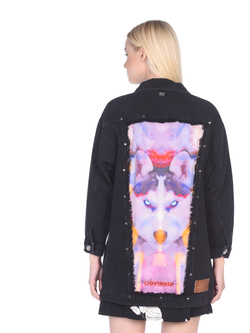LIGVIANNI Джинсовая куртка Denim Jacket  The Husky in Snow