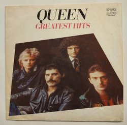 Винтажная виниловая пластинка LP Queen, Куин, Greatest Hits, Самые Известные Хиты (Болгария 1987)