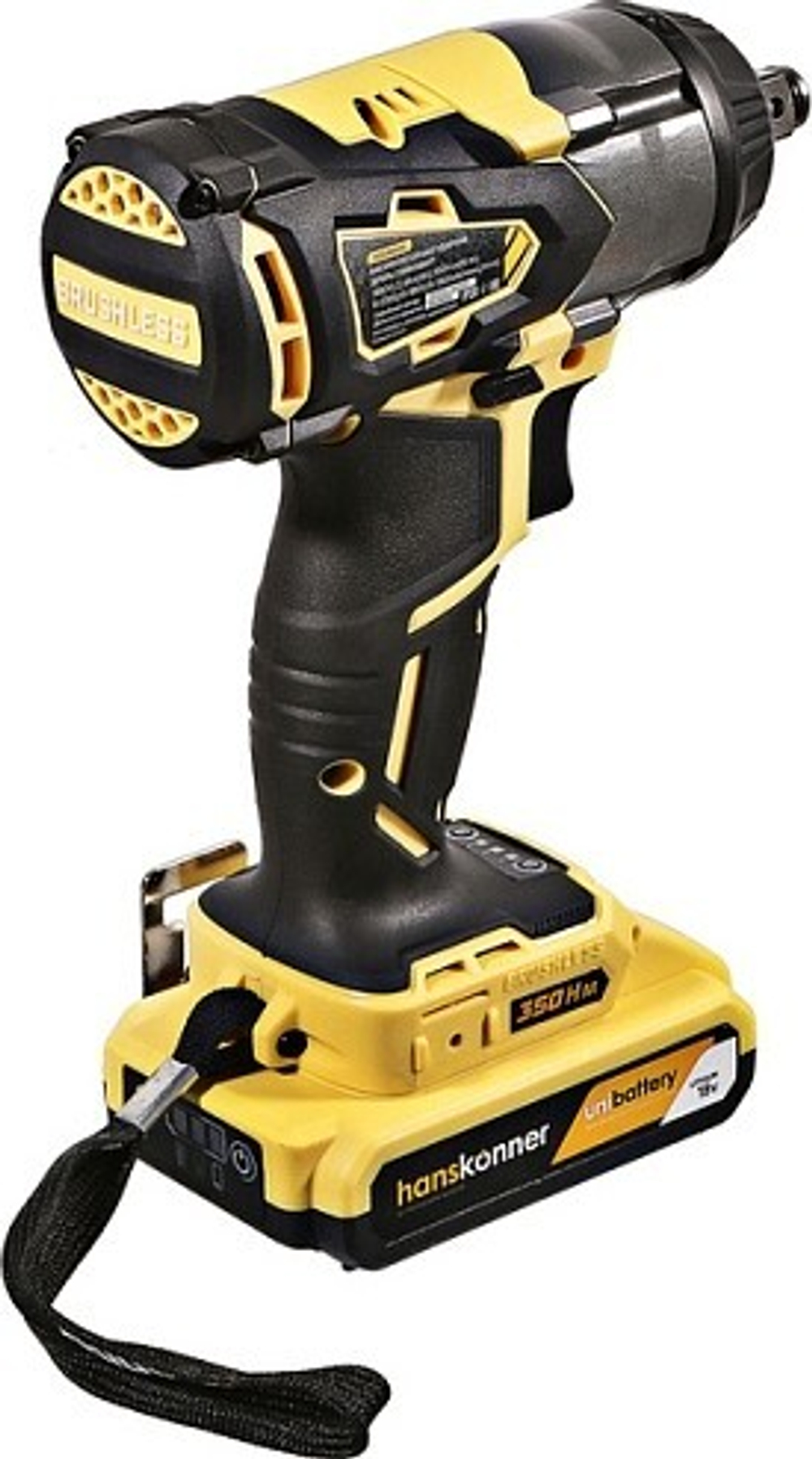 Гайковерт аккумуляторный HANSKONNER HCD18350S