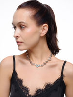 Колье "Blue big soul thorn" Silver