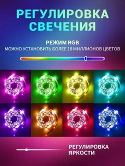 Светодиодная лента, 20м, с пультом, 12В, 320 LED, IP67,16 LED/м, RGBлента светодиодная/