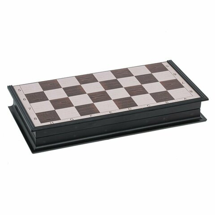 GAEM Игра настольная магнитная 2 в 1 (шахматы, шашки), L26,5 W13,5 H3,5 см