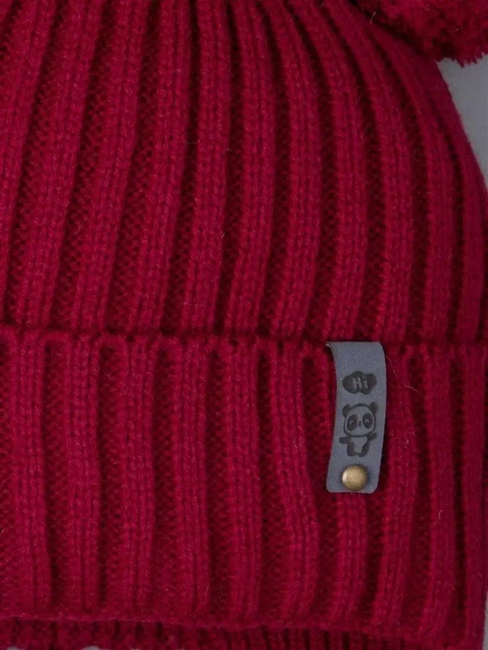 Шапка со снудом детская осенняя