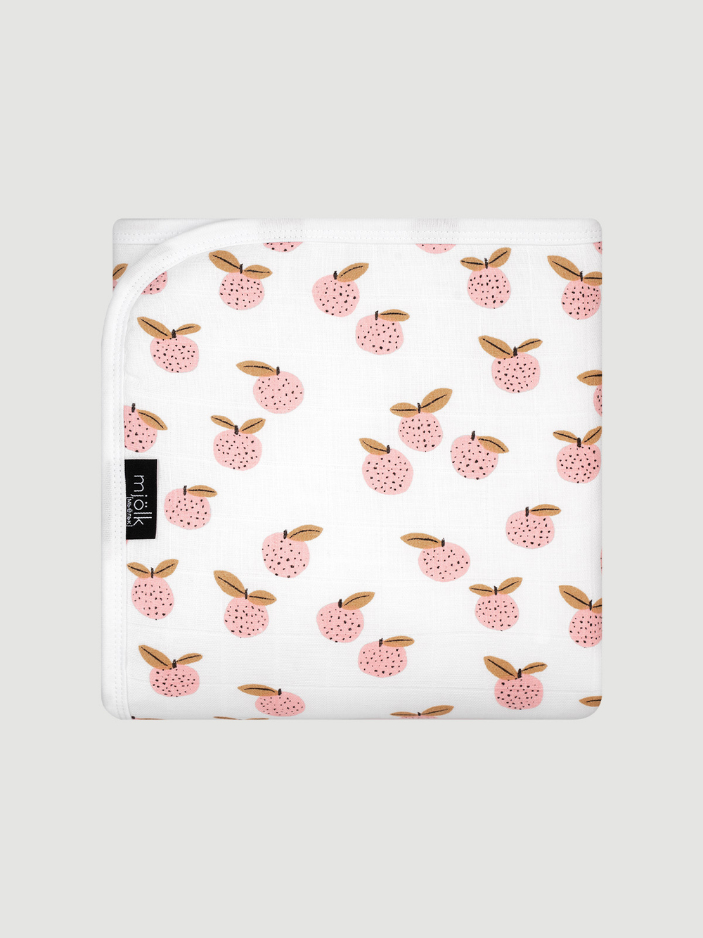 Муслиновое утеплённое одеяло Mjölk Персики