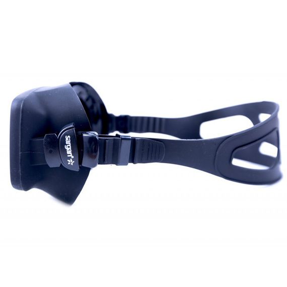 Маска безрамочная Sargan FBR Черный силикон