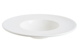 Тарелка для пасты d=280 мм. 400 мл. Белый Пьюре Дот, форма Банкет Bonna