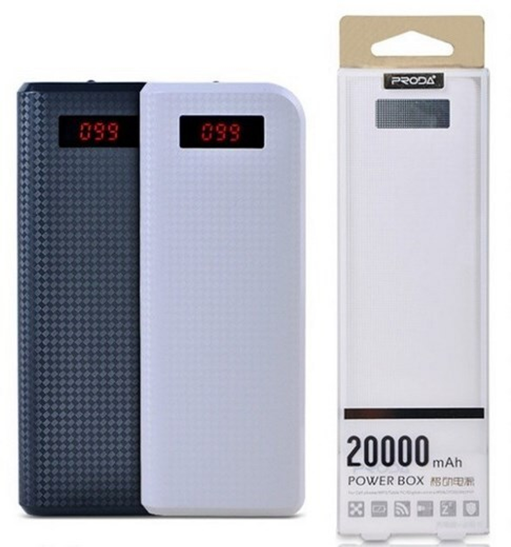 Портативный аккумулятор Proda Power Box Series 20000 mAh PPL-12 (белый)