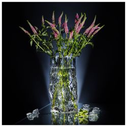 ВАЗА "GLASS NATURE" 14*13*28 СМ