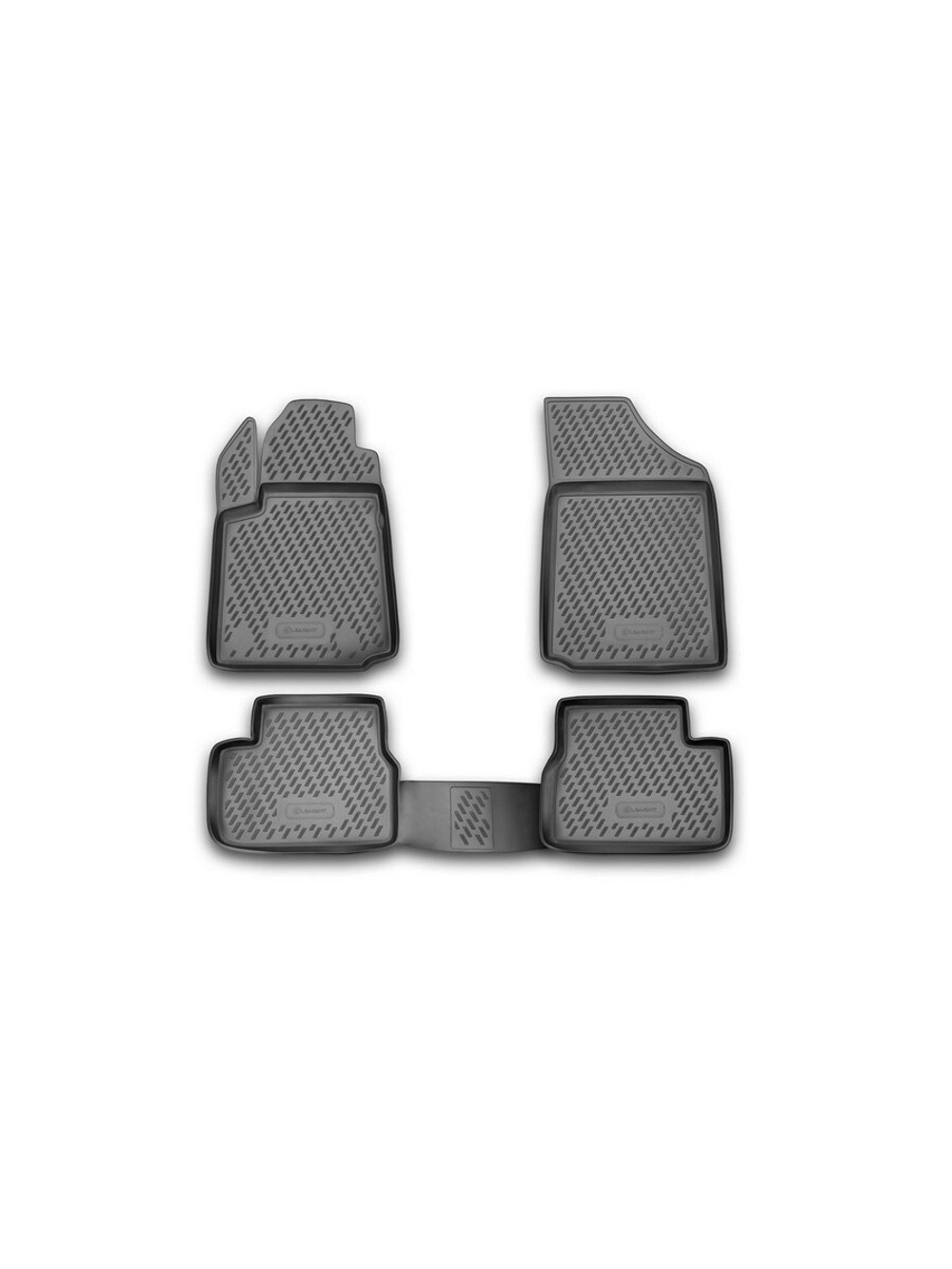 Коврики в салон для CITROEN C3 2002-2009, 4 шт. (полиуретан) CARCRN00009