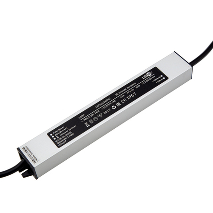 Donel Блок питания 60W DC24V, 2.5А, IP67, 222x30x20мм, серия: DN8HF