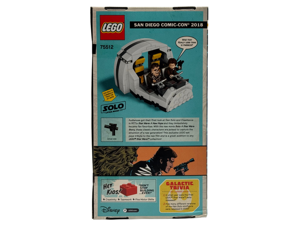 Конструктор LEGO 75512 Millennium Falcon Cockpit - San Diego Comic-Con 2018 Exclusive