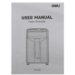 Шредер Deli, 4 уровень секретности (4х40мм), 16 листов, 31  литр