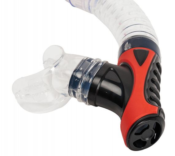 Трубка Seac Reverse Dry прозрачный/красный