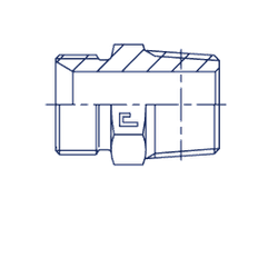Штуцер FC BSP 1.1/4" BSPT 1.1/4"