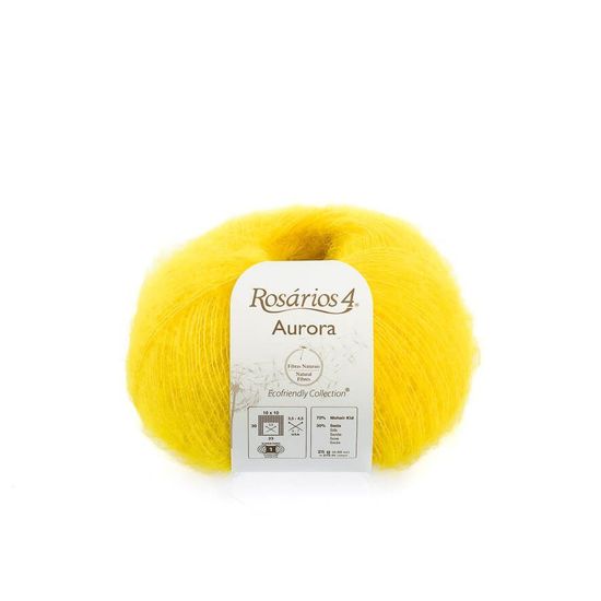 Пряжа ROSARIOS 4 Aurora (70% кид мохер, 30% шёлк)