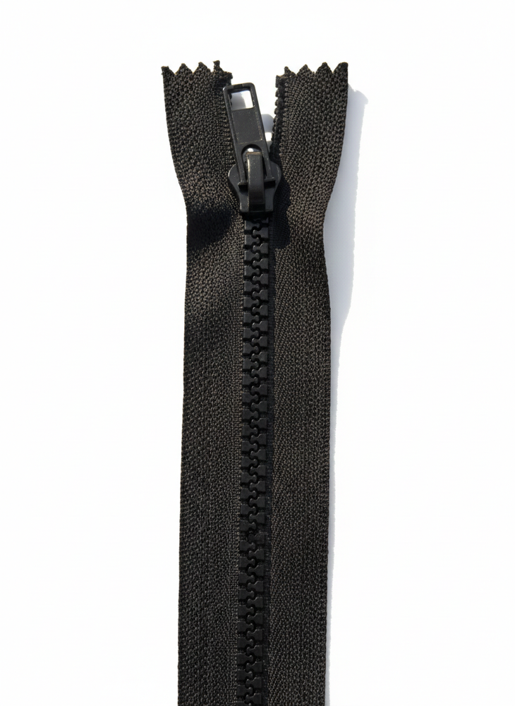 Молния Трактор 30 см, тип 5, неразъемная, однозамковая Цвет: хаки