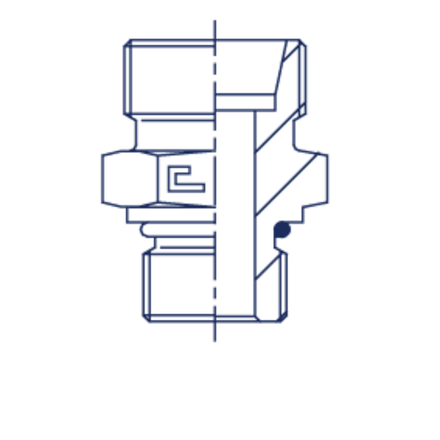 Штуцер FA DS12 UNF 9/16 (корпус)