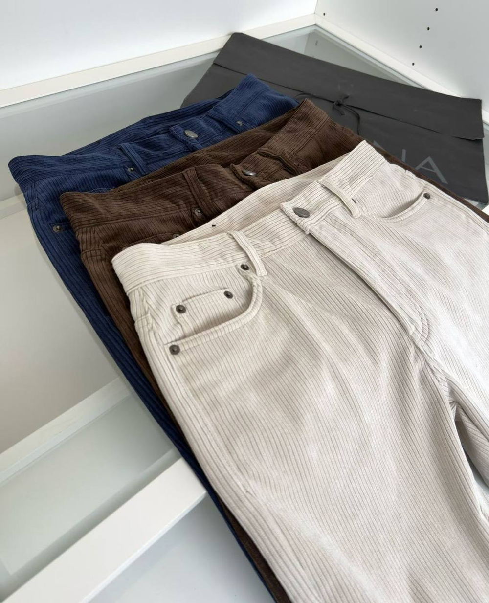 Вельветовые брюки Zegna