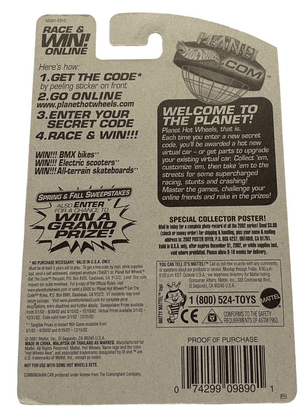 Hot Wheels Cunningham C4R (2002)