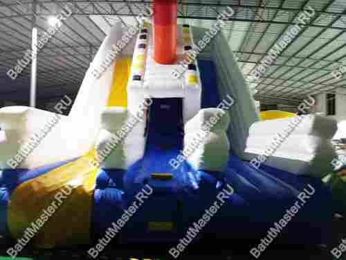 Батут-горка "Роскошный Лайнер", 10*5*5 м