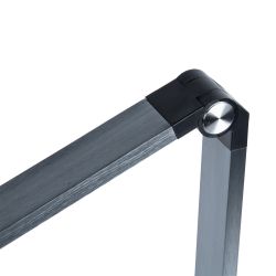 ULM-D110 15W-3000-6500K-DIM BLACK Светильник настольный светодиодный с беспроводной зарядкой телефонов. Сенсорный выключатель. Диммер. Черный. TM Uniel