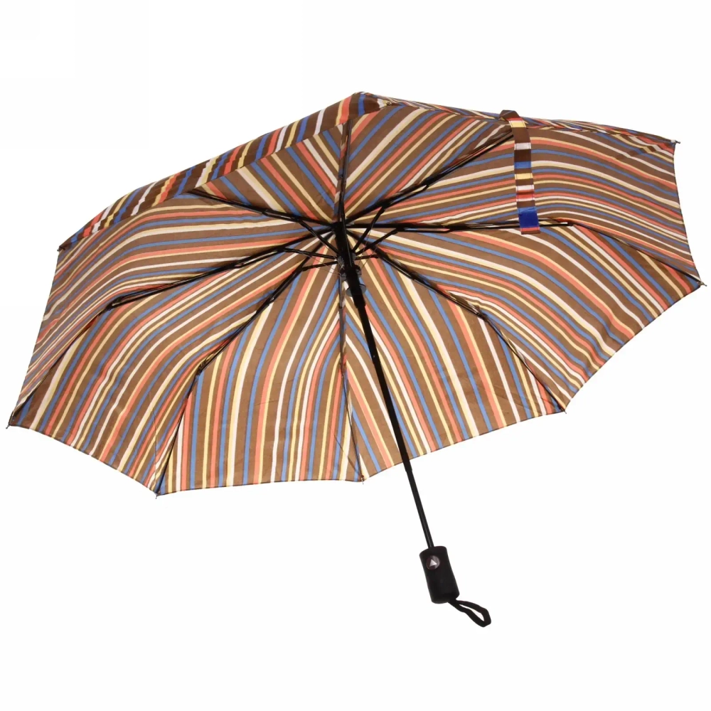 Зонт женский полуавтомат «Ultramarine- Артемида», микс 6 цветов, 8 спиц, d-100см, длина в слож. виде 28см, голубые цветы