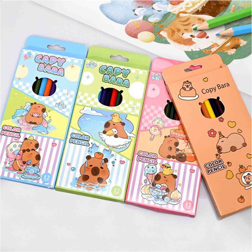 Набор цветных карандашей Капибара