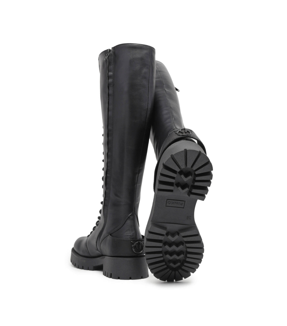 Кожаные ботильоны sambuco Pinko - черный(1H213T A076)