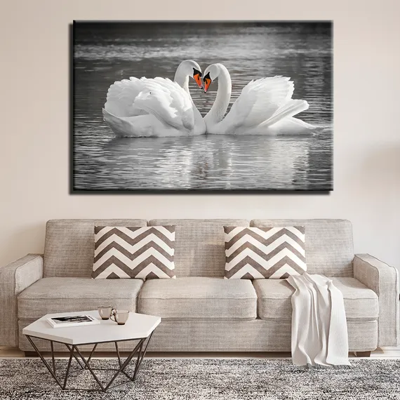 Постер "Белые лебеди"