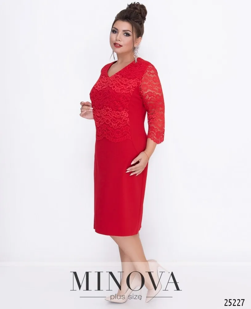 Платье 314-красный Minova
