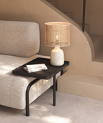 Диван 3 местный Compo с подносом бежевый