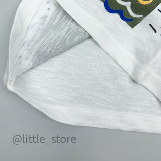 Комплект хлопковый "Красивый закат" белый/хаки