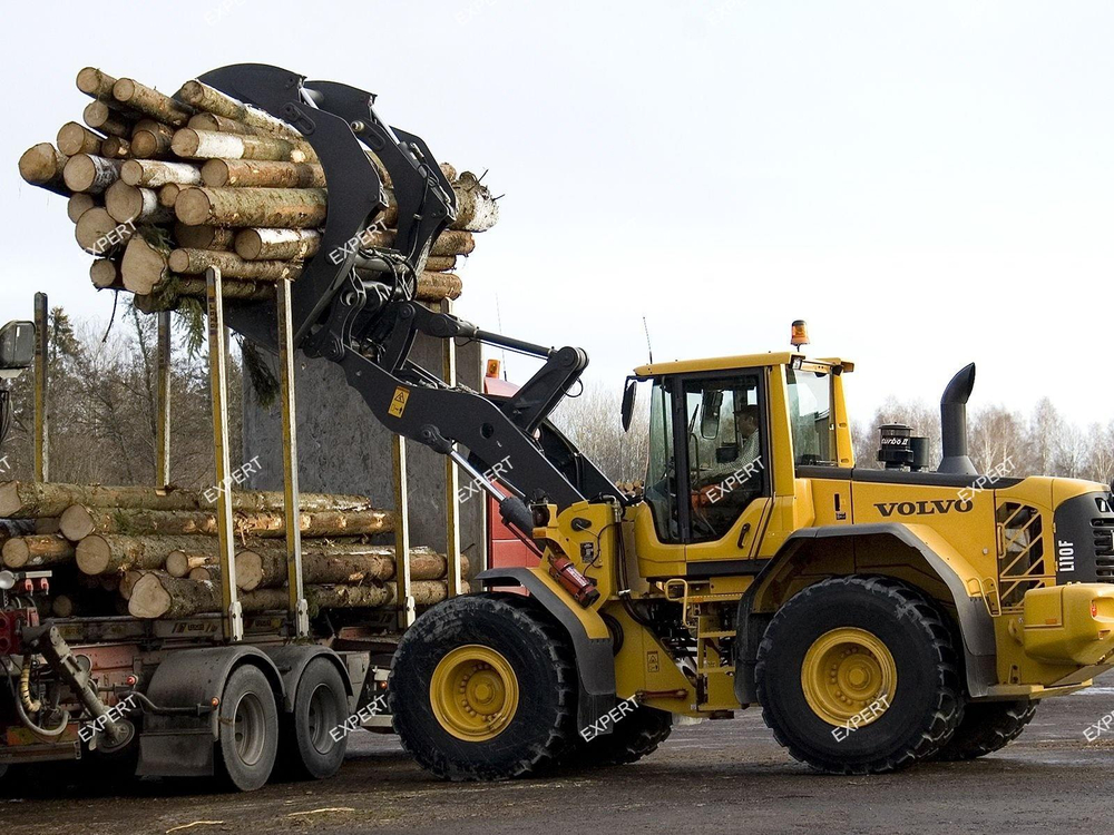 Бревно захват на Экскаватор-погрузчик Hidromek