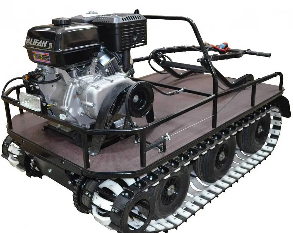 Мотобуксировщик вездеход KOiRA T9 RЕ (понижающий редуктор, электростартер)