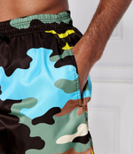 Шорты для плавания Camouflage Plein Sport - черный(MMX0121 SXV005N)