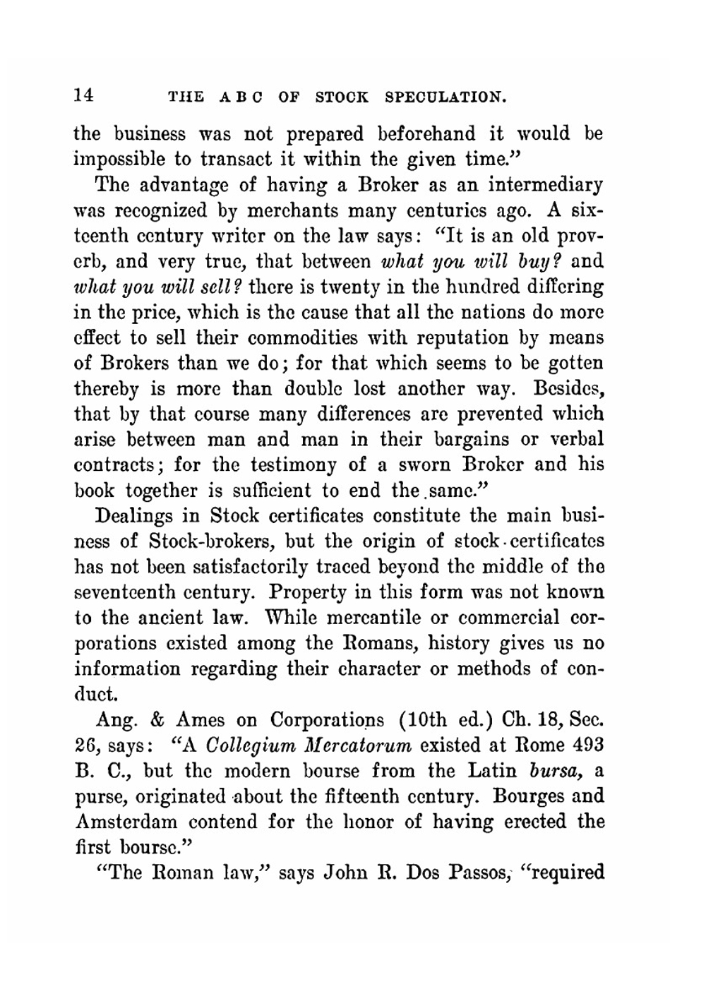 The ABC of stock speculation | S. A. Nelson