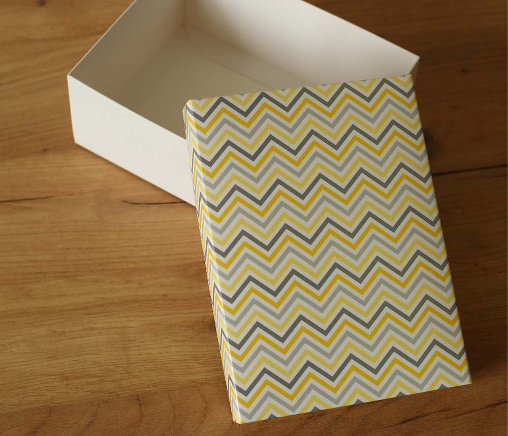 коробка КС-08 15х20х8 (Зигзаг) БЕЛОЕ дно