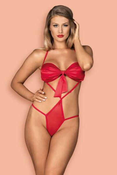 Соблазнительное боди Giftella (Размер: L-XL) (Цвет: красный)