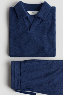 H&M Комплект из мягкой ткани, синий