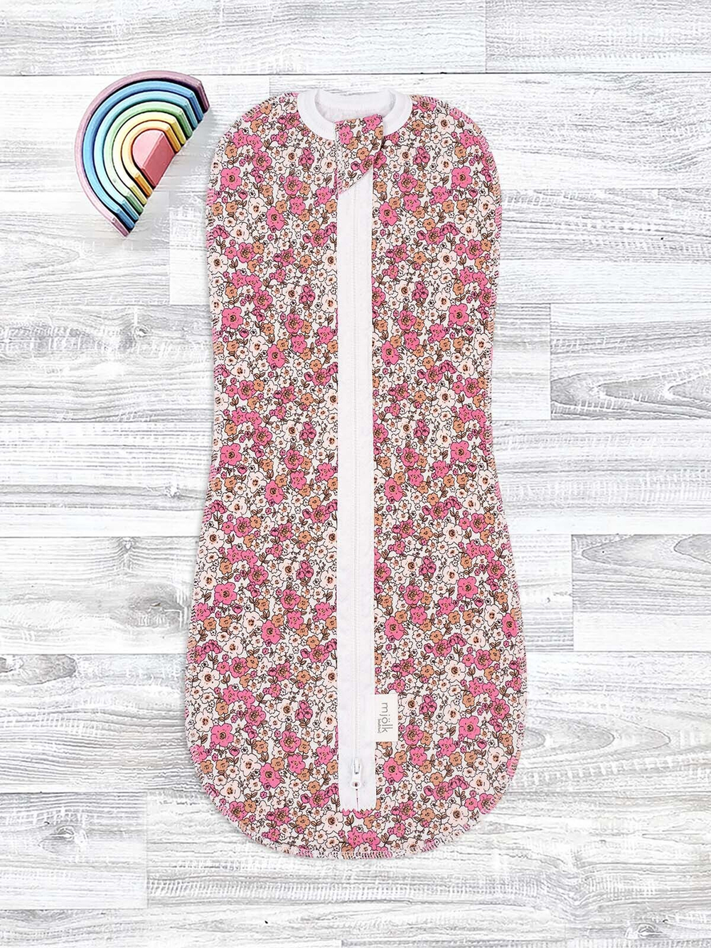 Пелёнка-кокон Mjölk Bloom, уценка