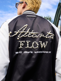 Бомбер HARSHandCRUEL "Atlanta Flow" Track Varsity Jacket