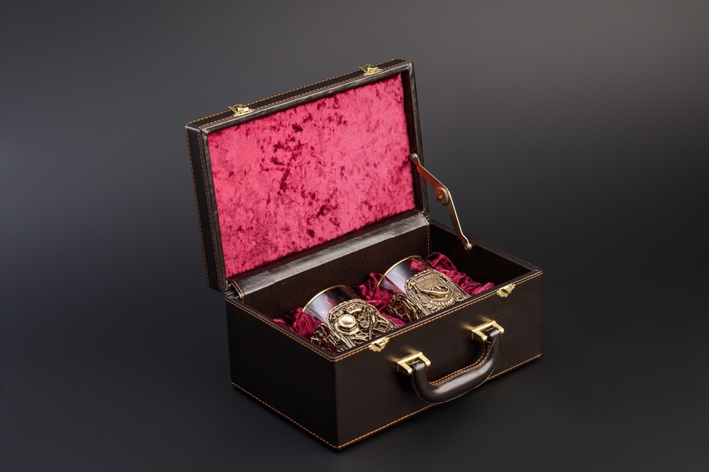 Набор стаканов для виски «Рыбалка» 2 шт.