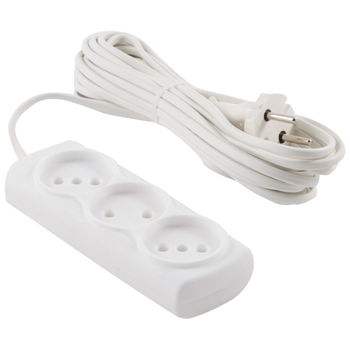 Удлинитель Engy "Эконом" 7м/3роз (ШВВП 2х0.75)