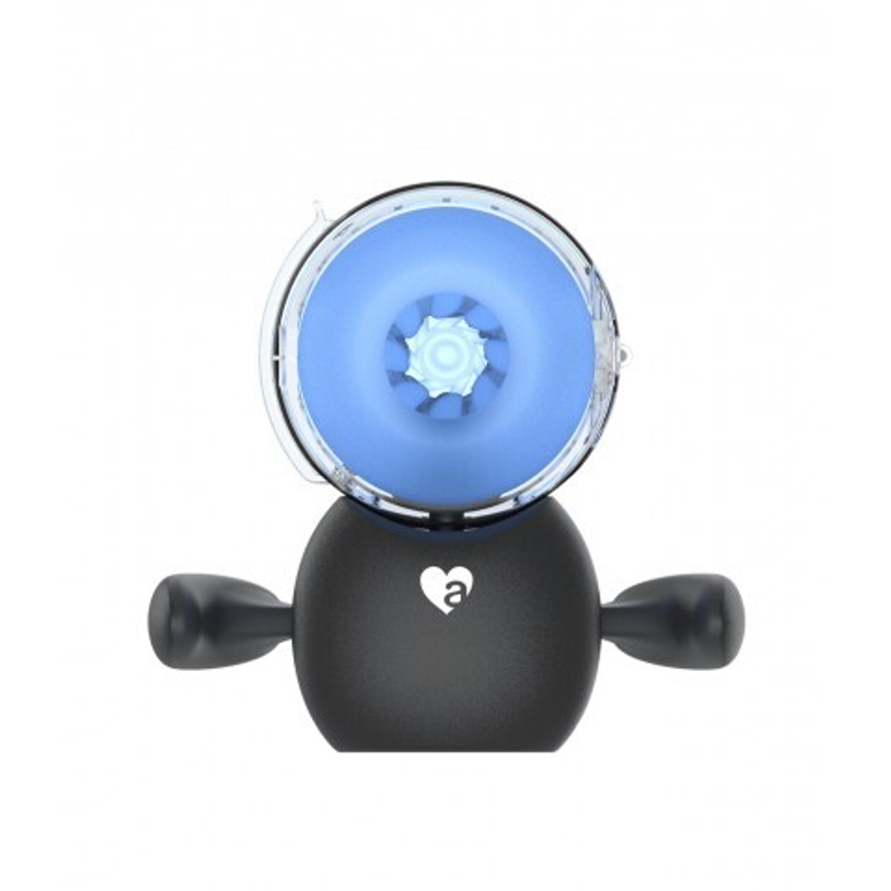 Инновационный робот-мастурбатор Black Knight с массажем бусинами от Amovibe