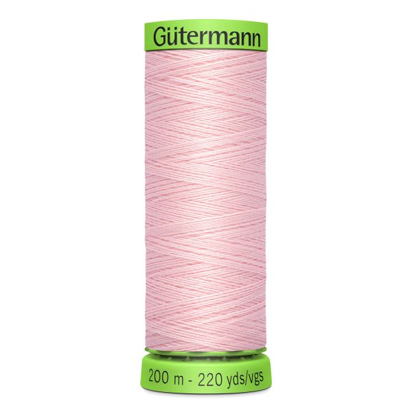 Нитки для тонких тканей Gutermann Extra Fine 150 (200 метров), 5 кат. | 659 св.персиково-розовый