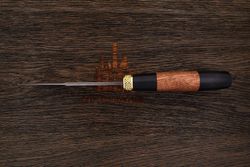 Нож туристический Эльбрус Волк, клинок 120мм, дамаск